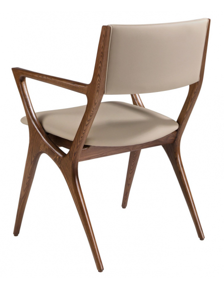 spisebordsstol med armlæn læder erhvervsindretning restaurantmøbler