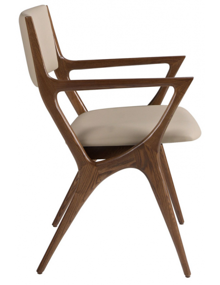 spisebordsstol med armlæn læder erhvervsindretning restaurantmøbler