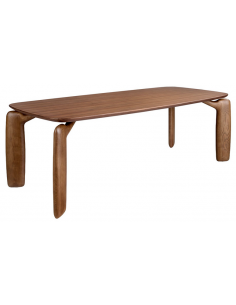 spisebord træ valnød moderne design 2