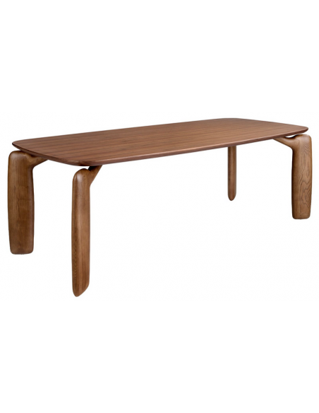 spisebord træ valnød moderne design