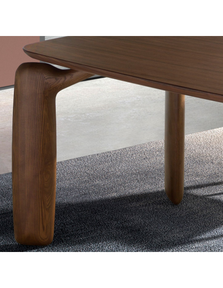 spisebord træ valnød moderne design