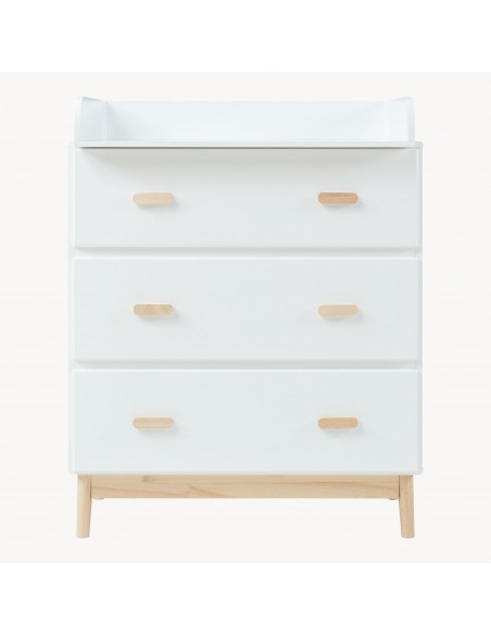 puslekommode puslebord pusleplads børn børneværelse indretning hvid træ moderne design