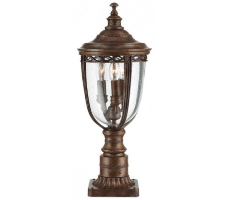Billede af English Bridle Halvmurslampe H55,2 cm 3 x E14 - Rustik bronze