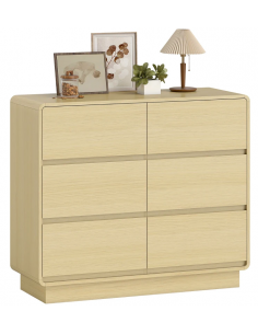 kommode indretning soveværelse skuffer træ eg 2