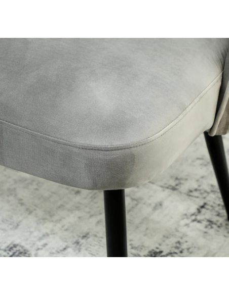 bænk entre garderobe soveværelse moderne design stof velour velur grå