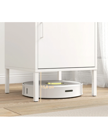 sengebord natbord metal stål soveværelse billig hvid opbevaring