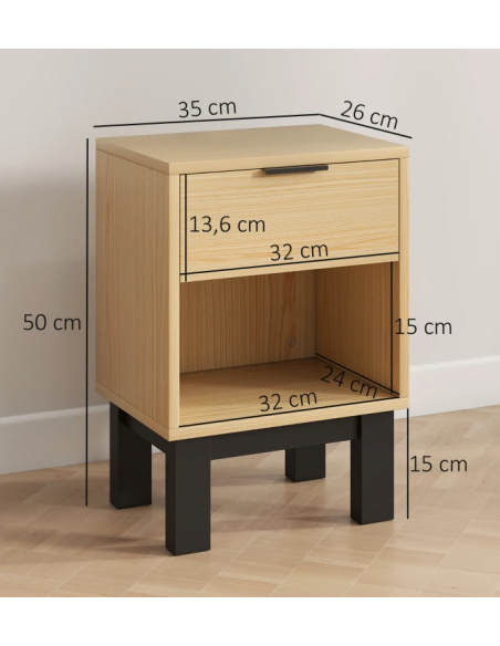 sengebord natbord soveværelse billig opbevaring