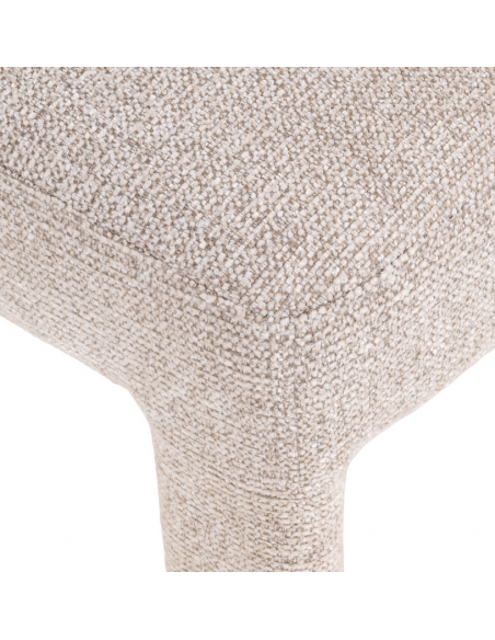 spisebordsstol armlæn stof moderne natur beige