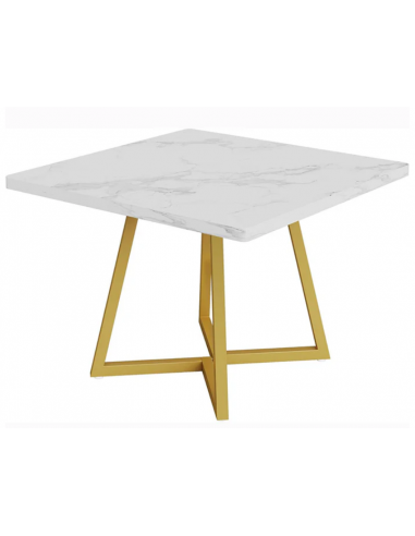 lille firkantet kvadratisk spisebord indretning billigt marmor