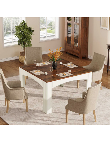 lille firkantet kvadratisk spisebord indretning billigt