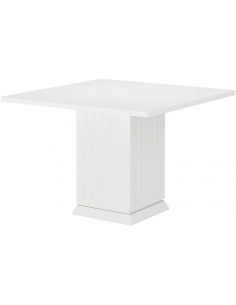 lille firkantet kvadratisk spisebord indretning billigt hvid