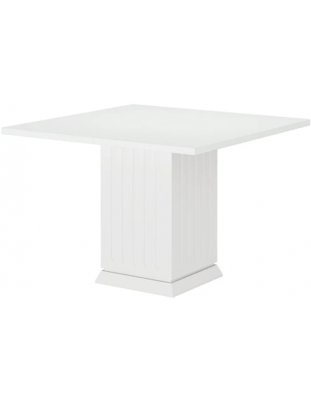 lille firkantet kvadratisk spisebord indretning billigt hvid