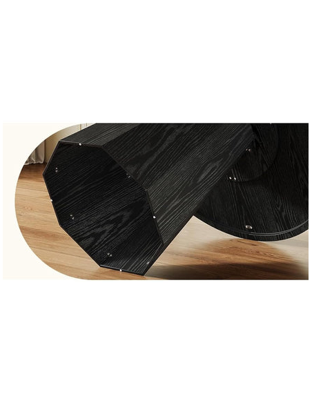 rundt spisebord indretning 120 sort