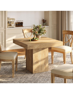 lille firkantet kvadratisk spisebord indretning billigt eg højt 2