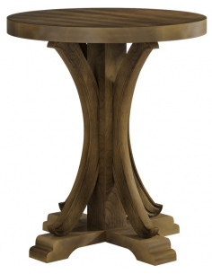 rundt spisebord indretning 60 brun