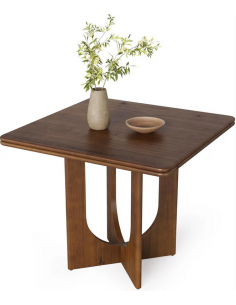 lille firkantet kvadratisk spisebord indretning billigt træ