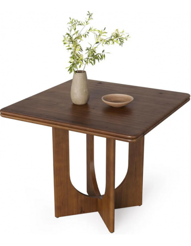 lille firkantet kvadratisk spisebord indretning billigt træ