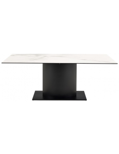 Spisebord aflangt keramik keramisk bordplade moderne design marmor 2