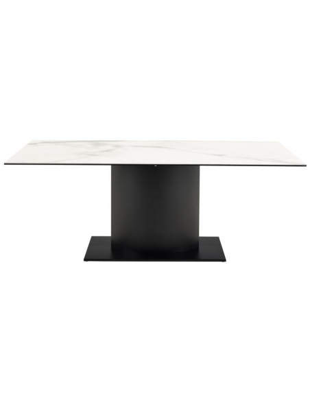 Spisebord aflangt keramik keramisk bordplade moderne design marmor