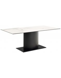 Spisebord aflangt keramik keramisk bordplade moderne design marmor