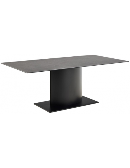 Spisebord aflangt keramik keramisk bordplade moderne design sten