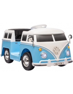 traktor elbil bil elektrisk børn udendørs legetøj udeleg indendørs vw bus retro