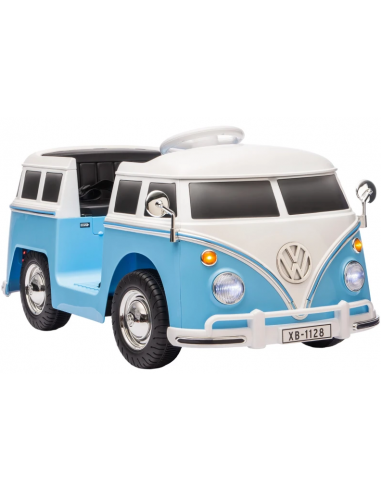 traktor elbil bil elektrisk børn udendørs legetøj udeleg indendørs vw bus retro