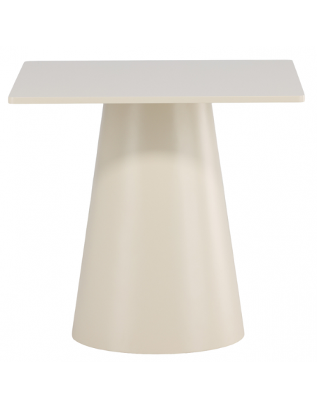 firkantet firekantet kvadratisk spisebord i moderne design beige natur eg egetræ træ