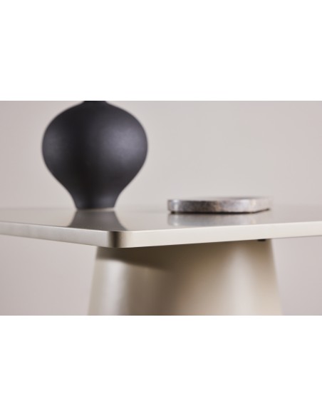 firkantet firekantet kvadratisk spisebord i moderne design beige natur eg egetræ træ