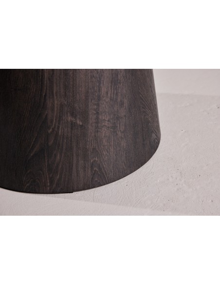 firkantet firekantet kvadratisk spisebord i moderne design brun træ