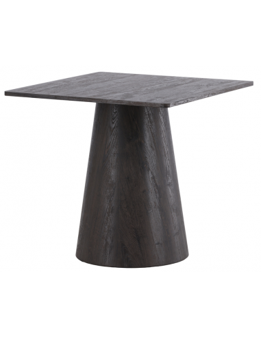 LANZ Firkantet spisebord i mdf H75 x B80 x D80 cm - Mokka