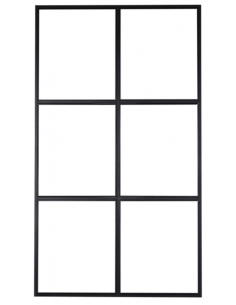 skillevæg industrivæg væg glasvæg rumdeler sort design glas new york 2