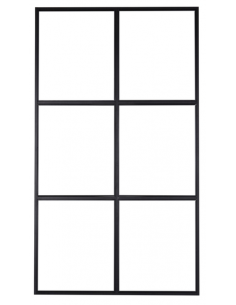 skillevæg industrivæg væg glasvæg rumdeler sort design glas new york 2