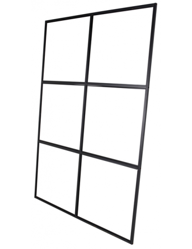 skillevæg industrivæg væg glasvæg rumdeler sort design glas new york