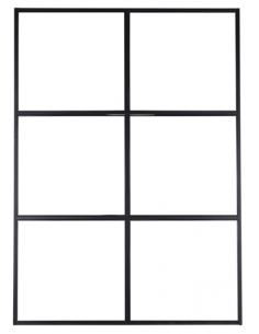 skillevæg industrivæg væg glasvæg rumdeler sort design glas new york 2