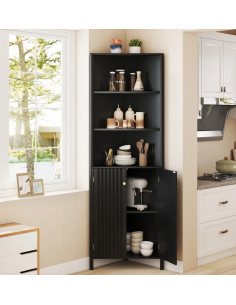 hjørne hjørneskab køkkenskab skab vitrine vitrineskab opbevaring moderne køkken design 2