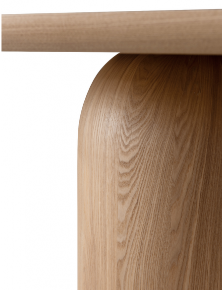 ovalt spisebord egetræ eg ovale spiseborde moderne design