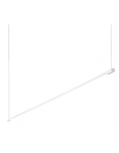 langbordspendel moderne design køkken spisebord led hvid