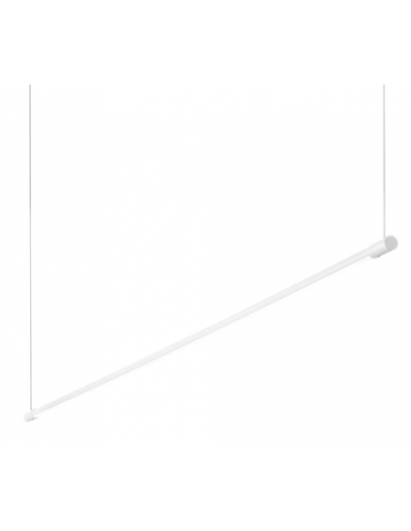 langbordspendel moderne design køkken spisebord led hvid