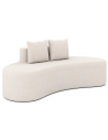 CURVA Buet sofa i polyester 199 x 97 cm - Beige