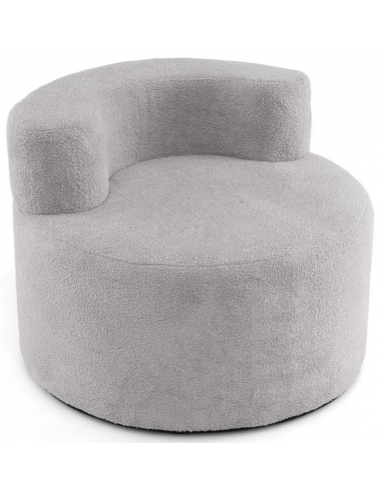 lænestol moderne design stof teddy plys billig grå børneværelse børnestol