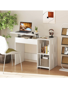 hæve sænke skrivebord højdejusterbart justerbart højde computerbord kontormøbler børn børneværelse 2