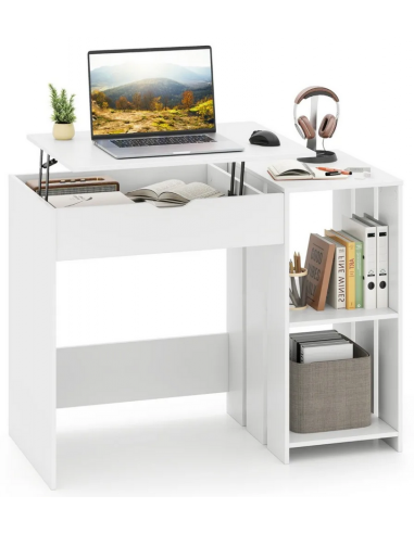 hæve sænke skrivebord højdejusterbart justerbart højde computerbord kontormøbler børn børneværelse