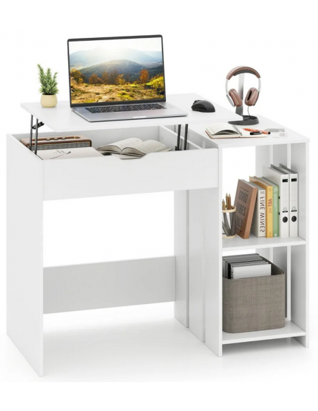 hæve sænke skrivebord højdejusterbart justerbart højde computerbord kontormøbler børn børneværelse