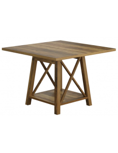 lille firkantet kvadratisk spisebord indretning billigt træ