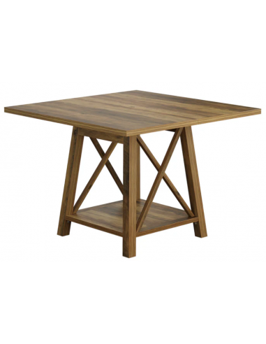 lille firkantet kvadratisk spisebord indretning billigt træ