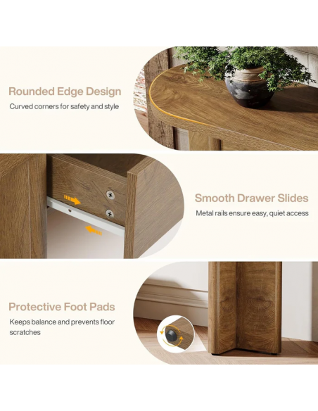 konsolbord indretning konsol bord entrebord skuffer moderne