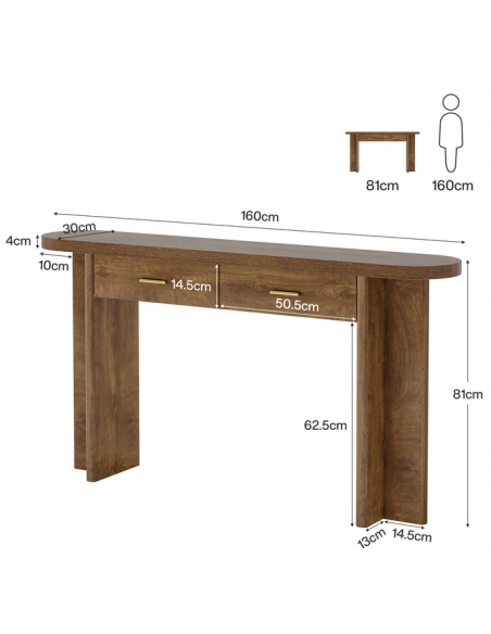 konsolbord indretning konsol bord entrebord skuffer moderne