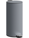Affaldsspand i metal og kunststof 30 liter H60,5 x B30 x D36 cm - Grå