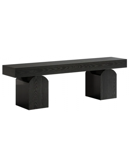 bænk entre garderobe soveværelse moderne design spisebænk træ